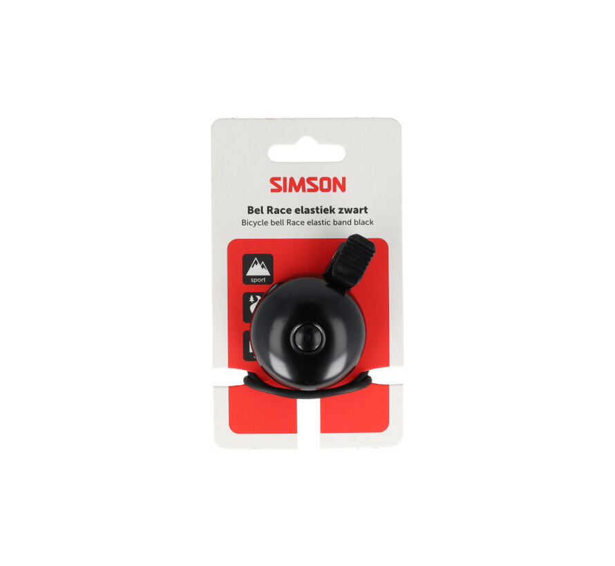 Bel Simson race elastiek bevestiging