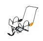Drager Steco baby-mee bike zwart