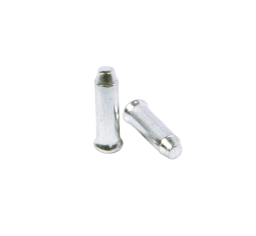 Kabeleindnippel Elvedes 2.3mm alu zilver