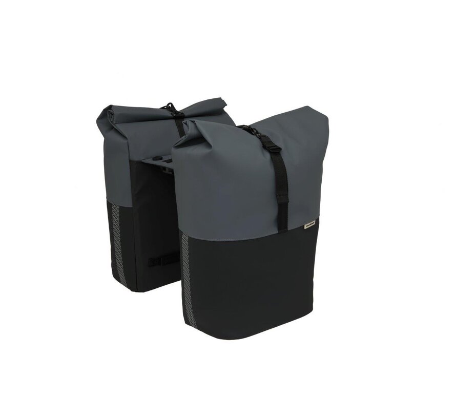 Tas New Looxs dubbel nyborg grey-black
