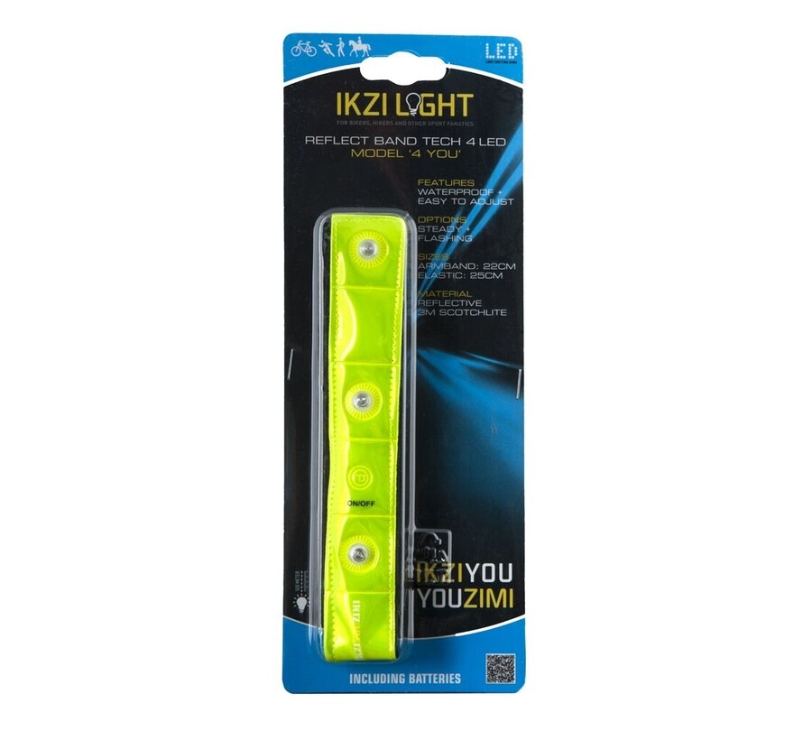 Armband Ikzi batterij 4-led