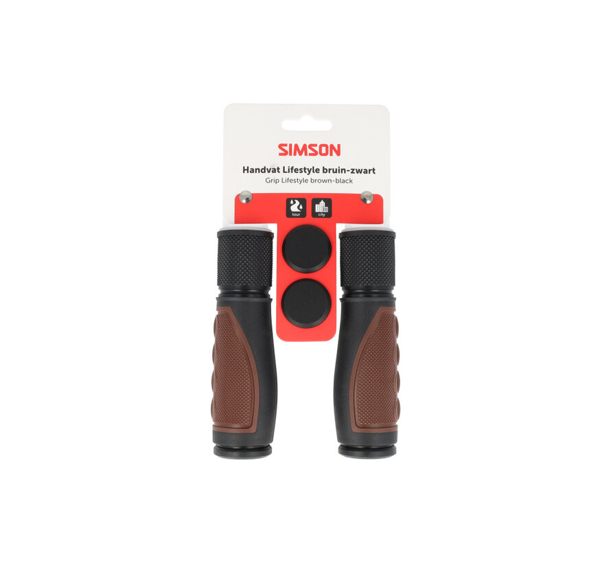 Handvatten Simson donkerbruin-zwart