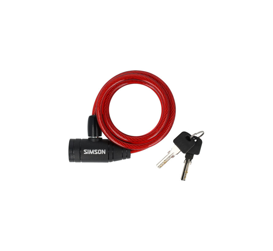 Kinderslot Simson kabel div kleuren