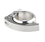 Zadelpenklem Mirage alu 38.5 zilver