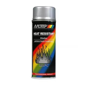 Motip Lak Motip hittebestendig zilver 400ml