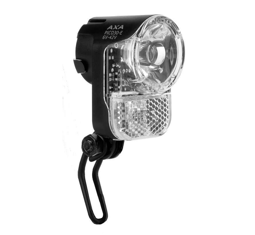 Koplamp Axa pico 30-e lux switch 6-42v