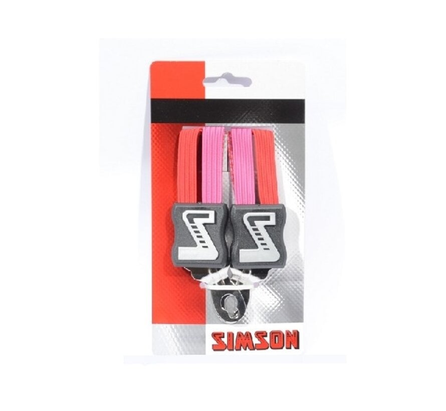 Snelbinder Simson roze/rood 49cm