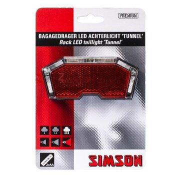 Simson Achterlicht Simson tunnel drager