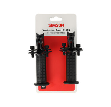 Simson Voetrusten Simson zwart 1110s