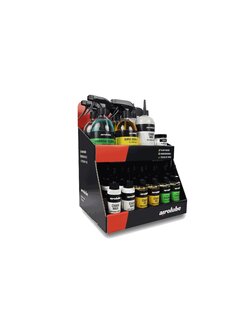Airolube Display toonbank Airolube gevuld