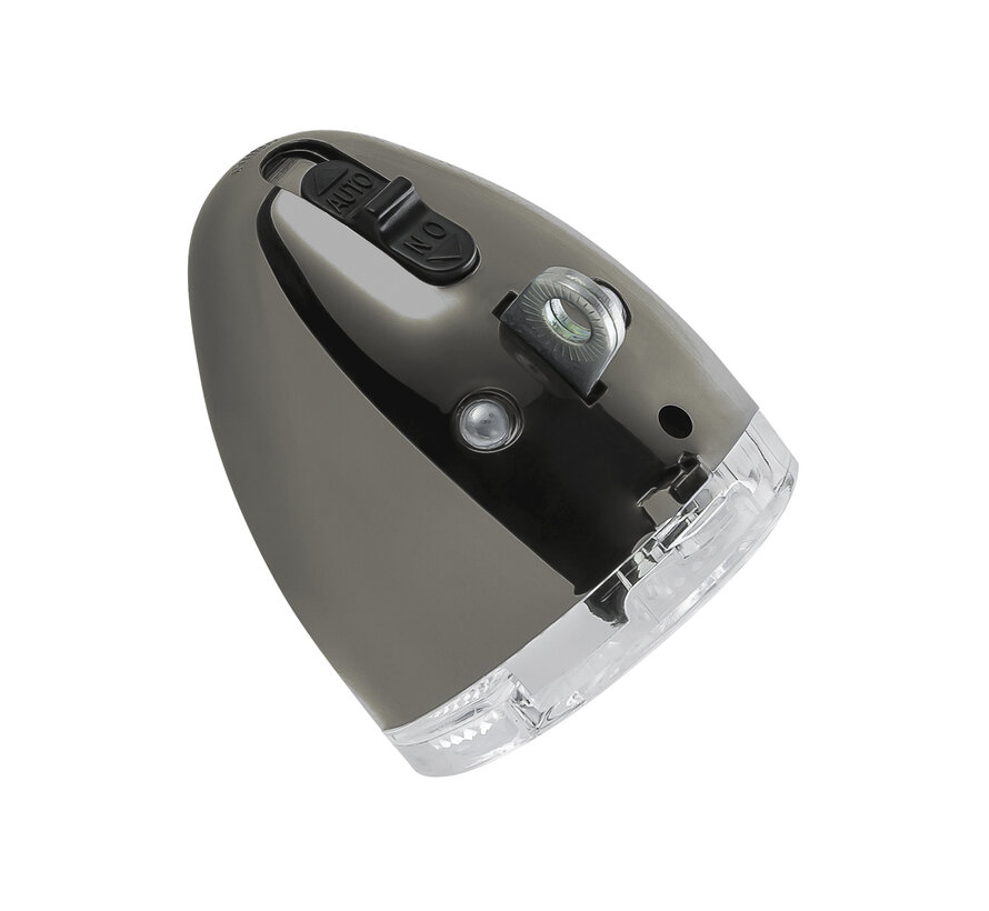 Koplamp Axa 606 auto 15 lux dark chroom