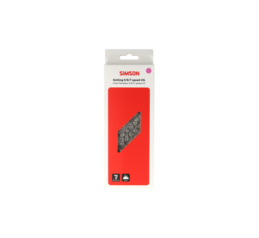Ketting Simson 5v/6v/7v 1/2x3/32 116s