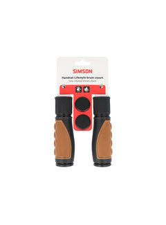 Simson Handvatten Simson middelbruin-zwart