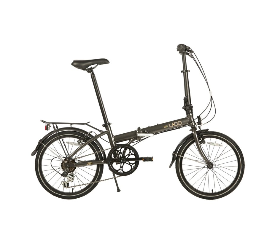 Vouwfiets U Go 20 Just D6 iron grey