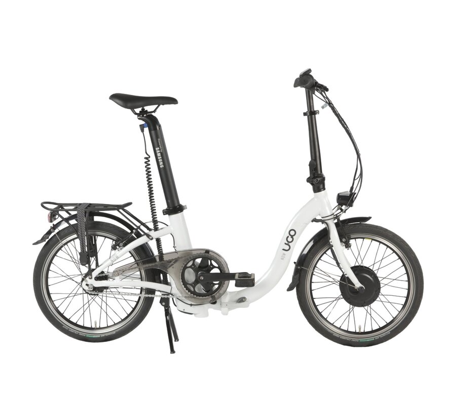 Vouwfiets U Go 20 Now Ei7 pearl white