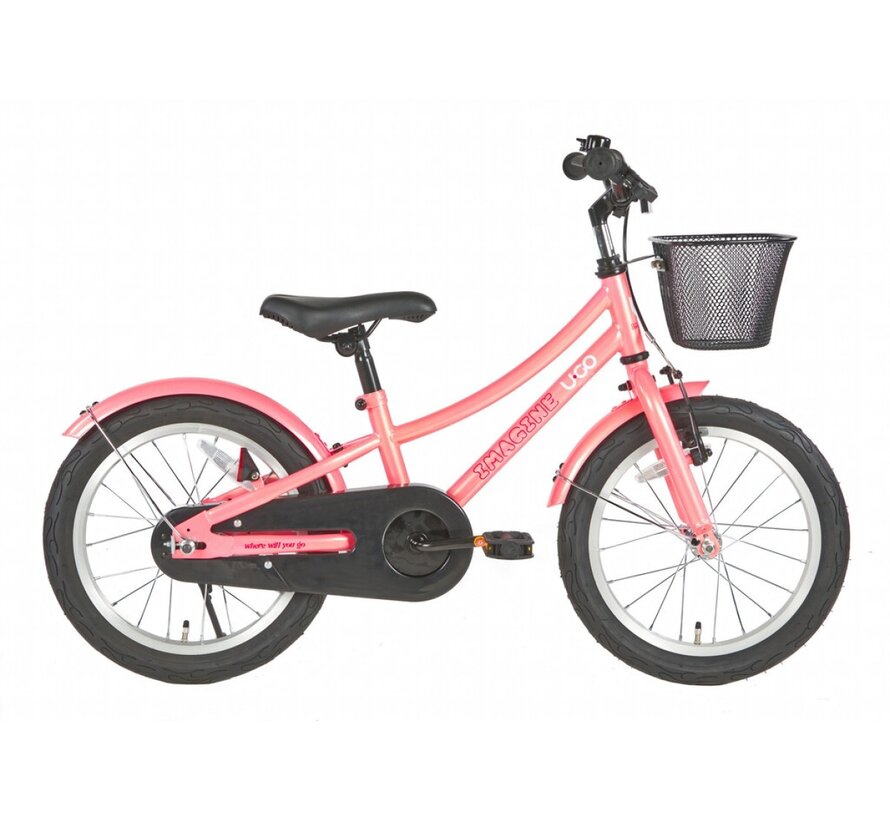 Fiets U Go Imagine 16 RN meisjes bubble