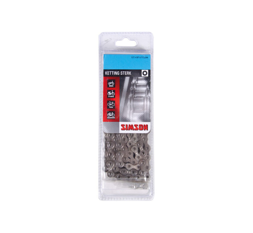 Ketting Simson 1v 1/2x1/8 112s