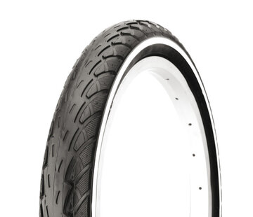 Deli Tire Btb Deli 20x1.75 47-406 zwart reflectie