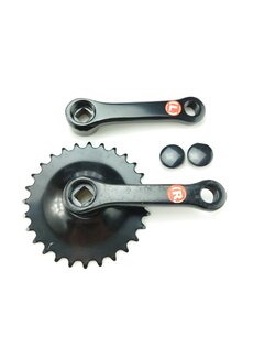 Crankstel Import 28t zwart
