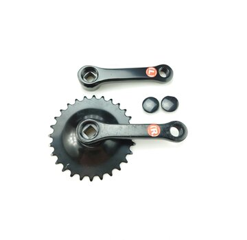 Crankstel Import 28t zwart