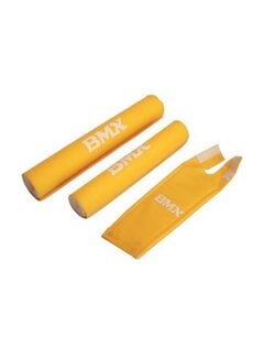 Pad set bmx geel beschermer