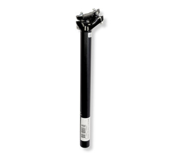 Zadelpen atb zwart 30.9 35cm alu