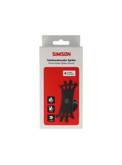 Simson Telefoonhouder Simson spider siliconen