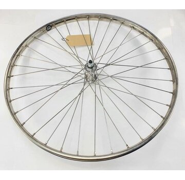Voorwiel 26x1 3/8 ws33 chroom