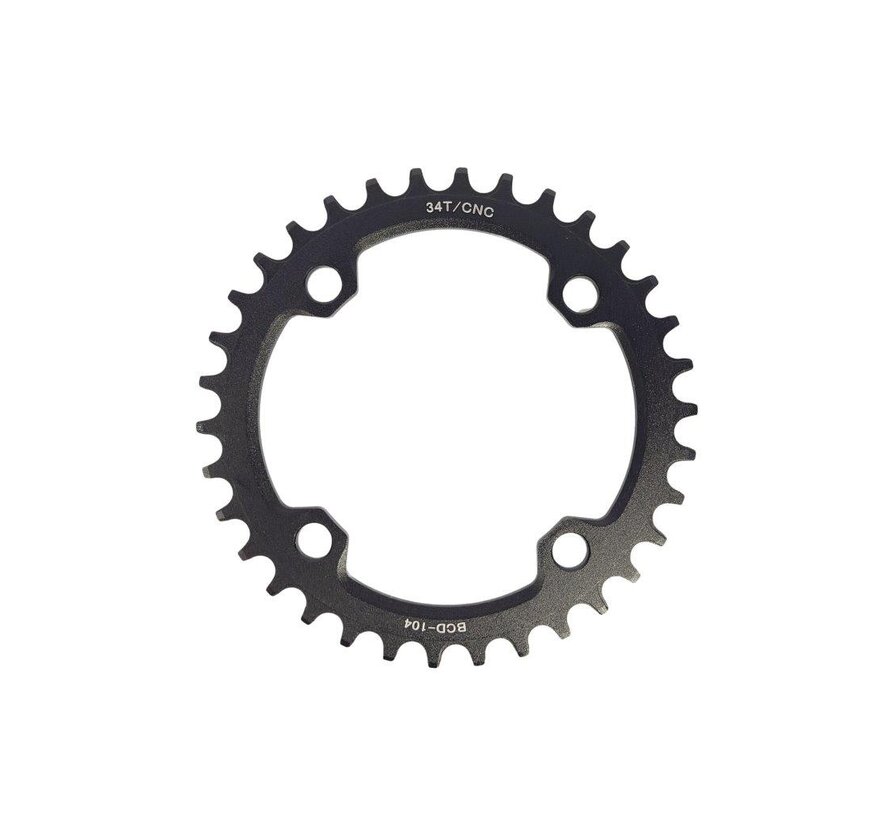 Kettingblad Xtrabike 34t 4arms zwart