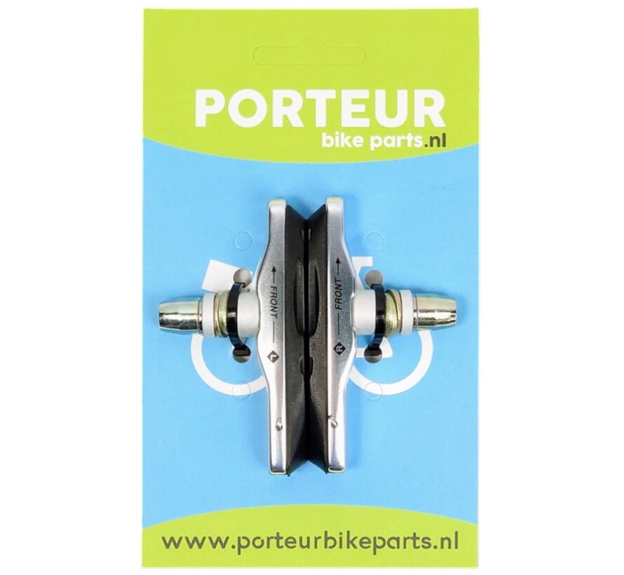 Remblokken Porteur v-brake inbus alu
