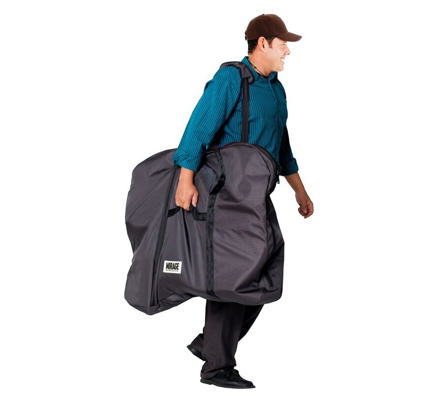 Tas Mirage vouwfietstas 24/26" zwart