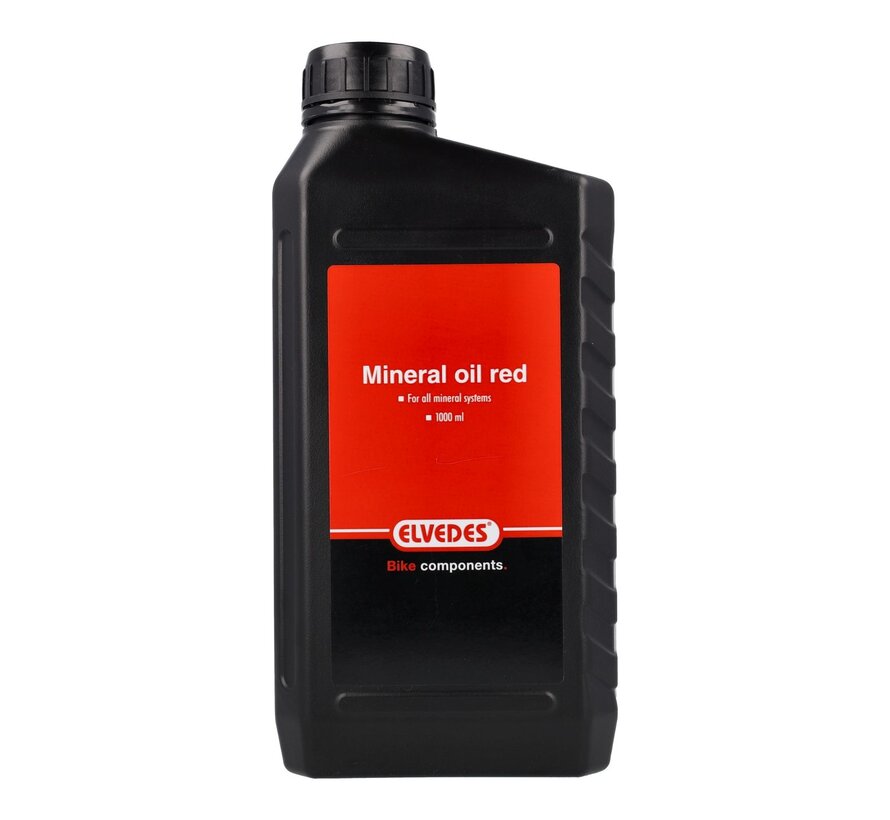 Olie Elvedes rood mineraal vloeistof