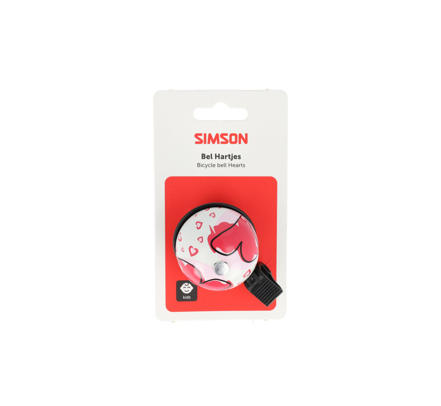 Bel Simson kinderbel hartjes