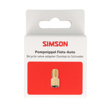 Simson Verloopnippel Simson fiets auto