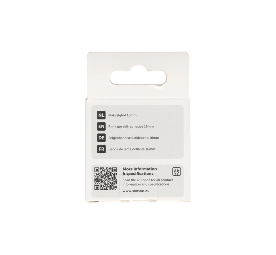 Plakvelglint Simson 16mm breed