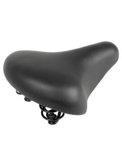Xtrabike Zadel import zwart k'stof+veren