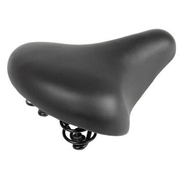 Xtrabike Zadel import zwart k'stof+veren