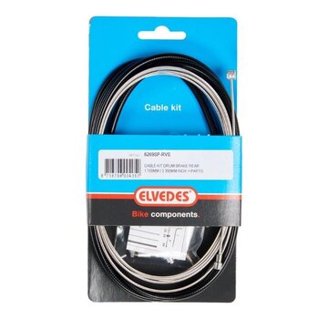 Elvedes Kabel Elvedes cpl rem achter zwart