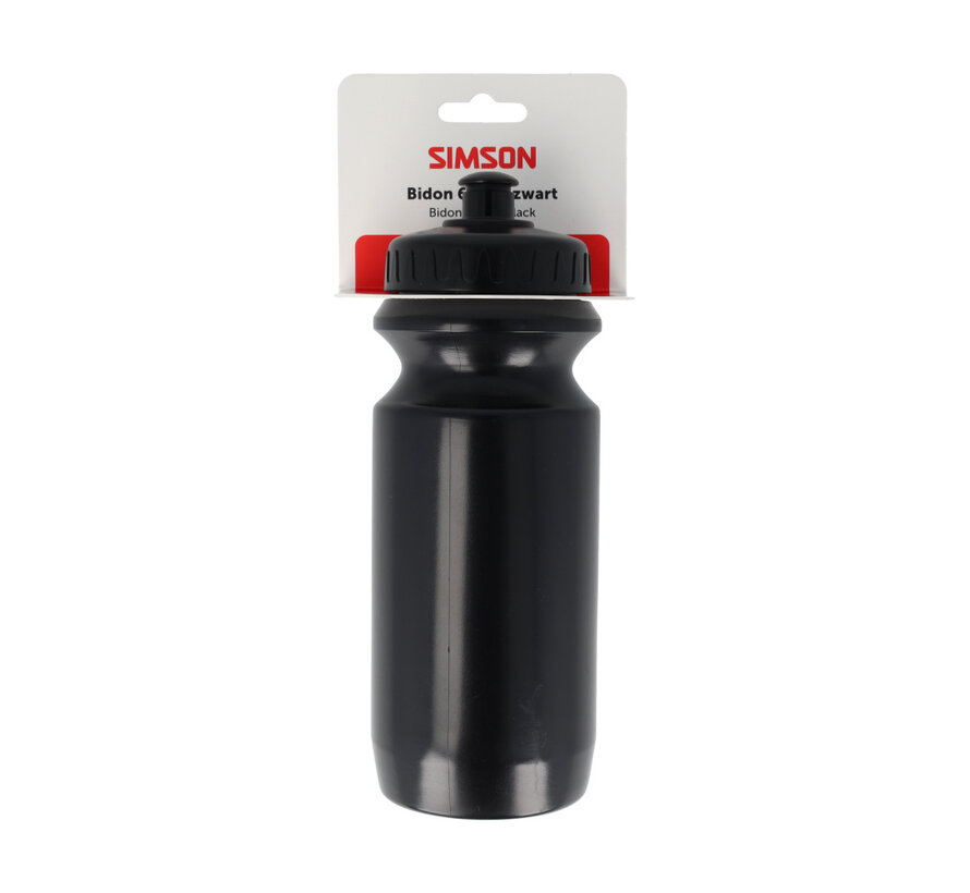 Bidon Simson zwart 600ml