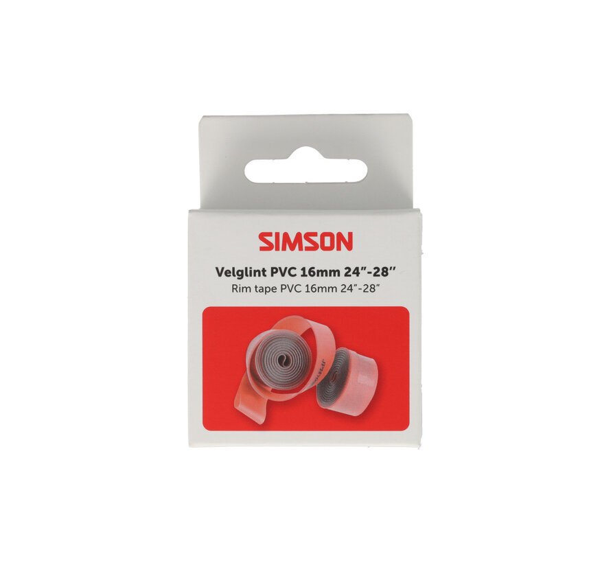Velglint Simson 24/28 16mm breed pvc