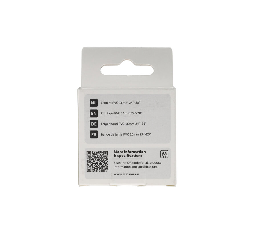 Velglint Simson 24/28 16mm breed pvc