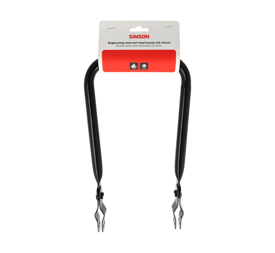Rugleuning Simson smal met kussen