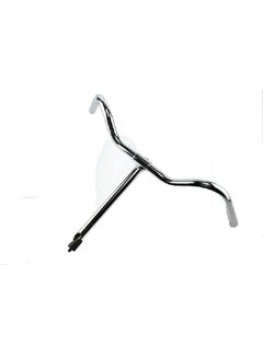Humpert Ergotec Stuur 30cm chroom vast