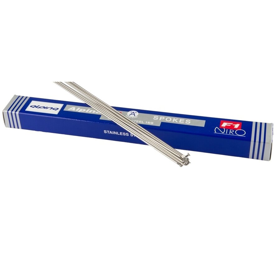 Spaken Alpina rvs 13-282 zonder nippel