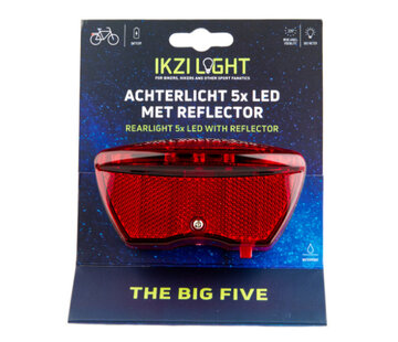 IkziLight Achterlicht Ikzi Light 5 led drager 80mm