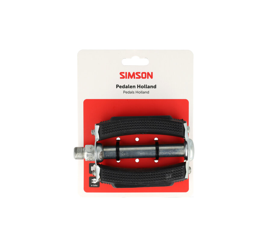 Pedalen Simson holland staal/pvc