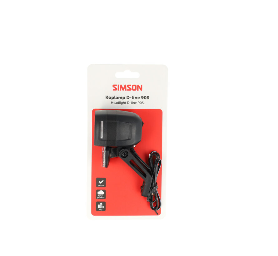 Koplamp Simson aurora d-line 90S