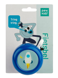 PexKids Bel Pexkids rocket blauw/wit