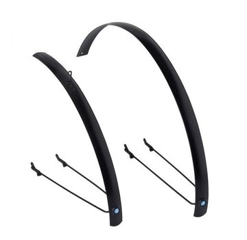 Xtrabike Spatbordset Xtrabike 28 zwart vlak alu