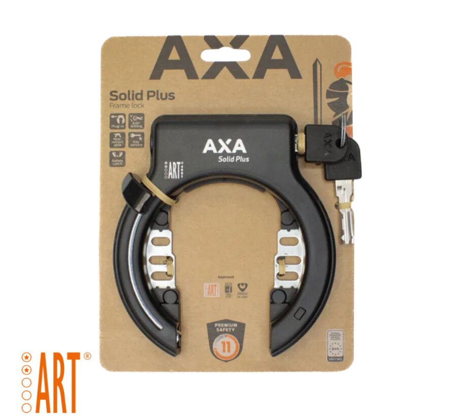 Slot Axa ringslot solid** zwart 63mm